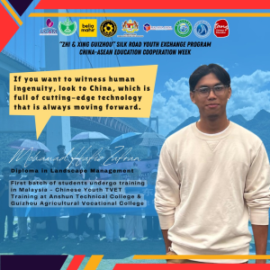 Tahniah Mohamad Hafiz Zafran (Diploma in Landscape Management)