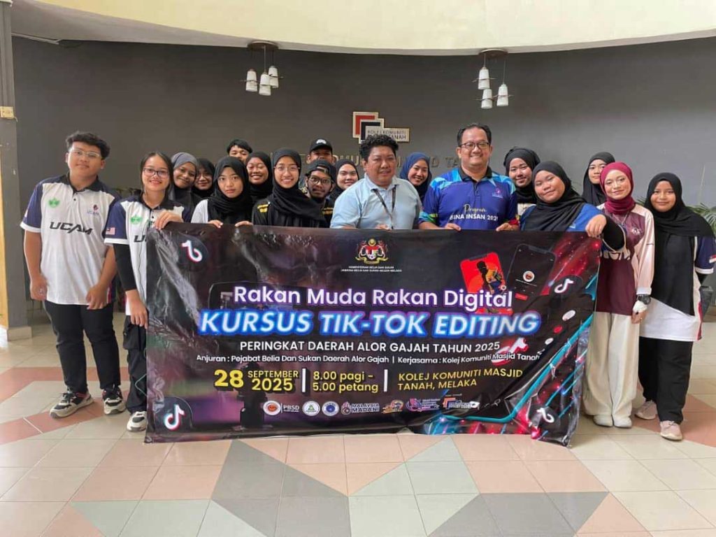 Pelajar ucam sertai bengkel content creator & suntingan video tiktok anjuran jbs melaka 1