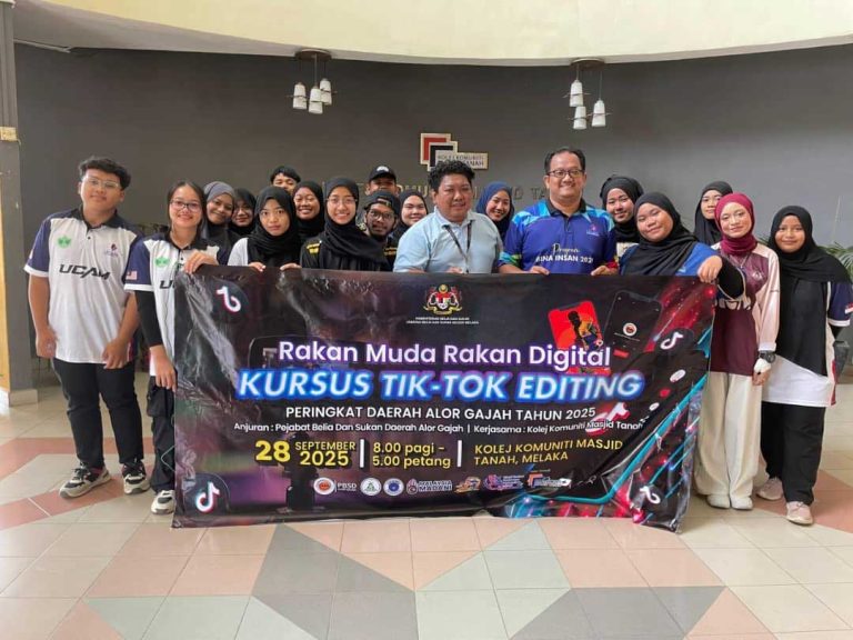 Pelajar ucam sertai bengkel content creator & suntingan video tiktok anjuran jbs melaka 1