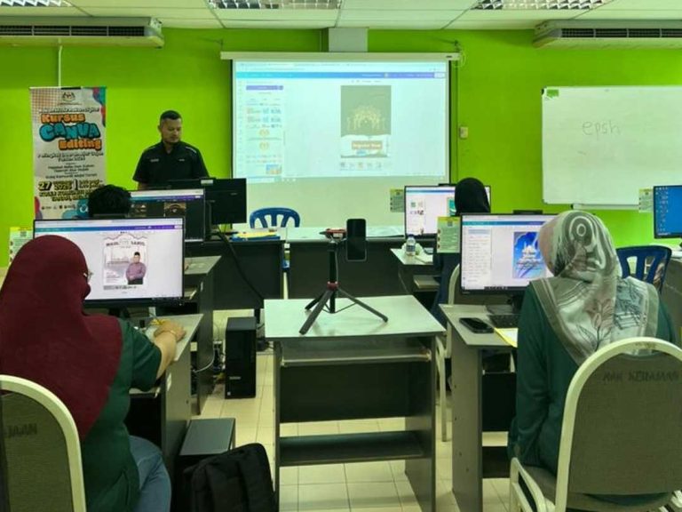 Pelajar ucam sertai sesi pembelajaran canva percuma anjuran jbs melaka 1