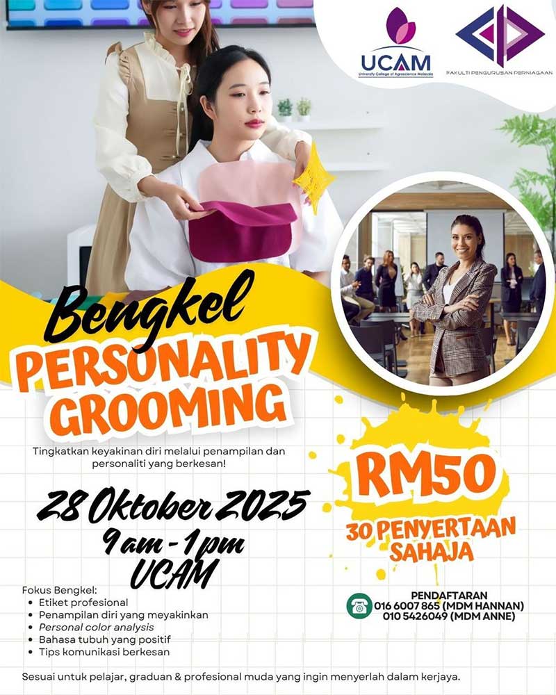 Bengkel personality dan grooming ucam 2025
