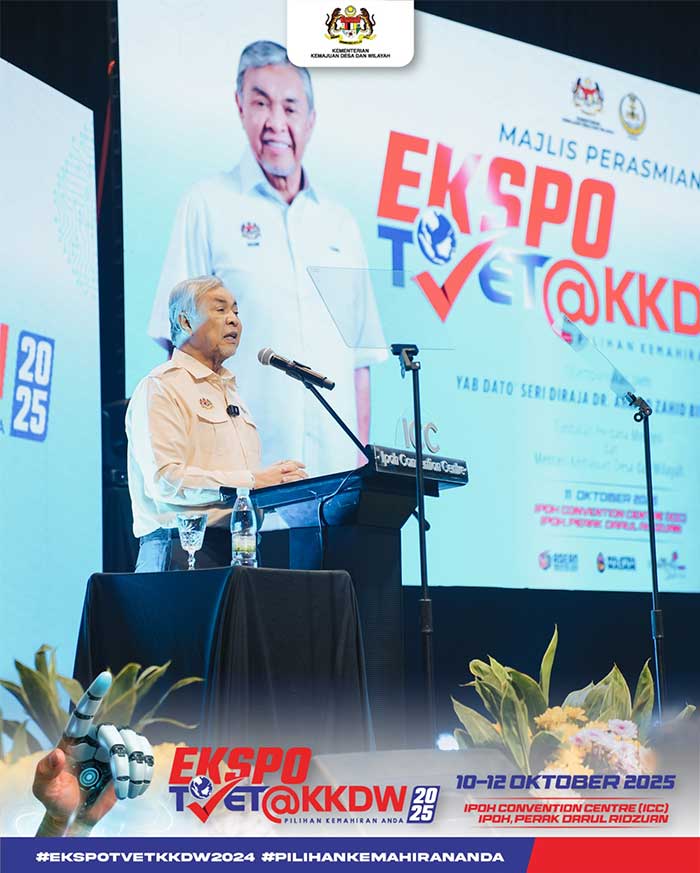 Majlis perasmian ekspo tvet kkdw 2025