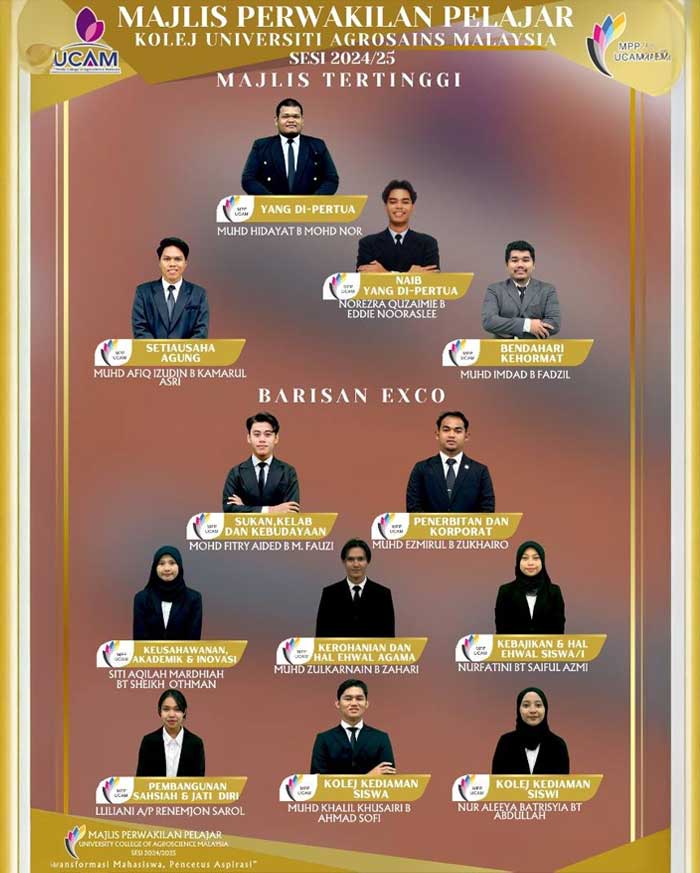 Majlis perwakilan pelajar ucam 2025 2026