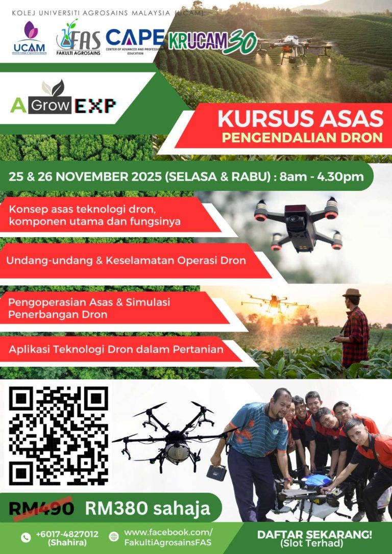 Kursus asas pengendalian dron ucam