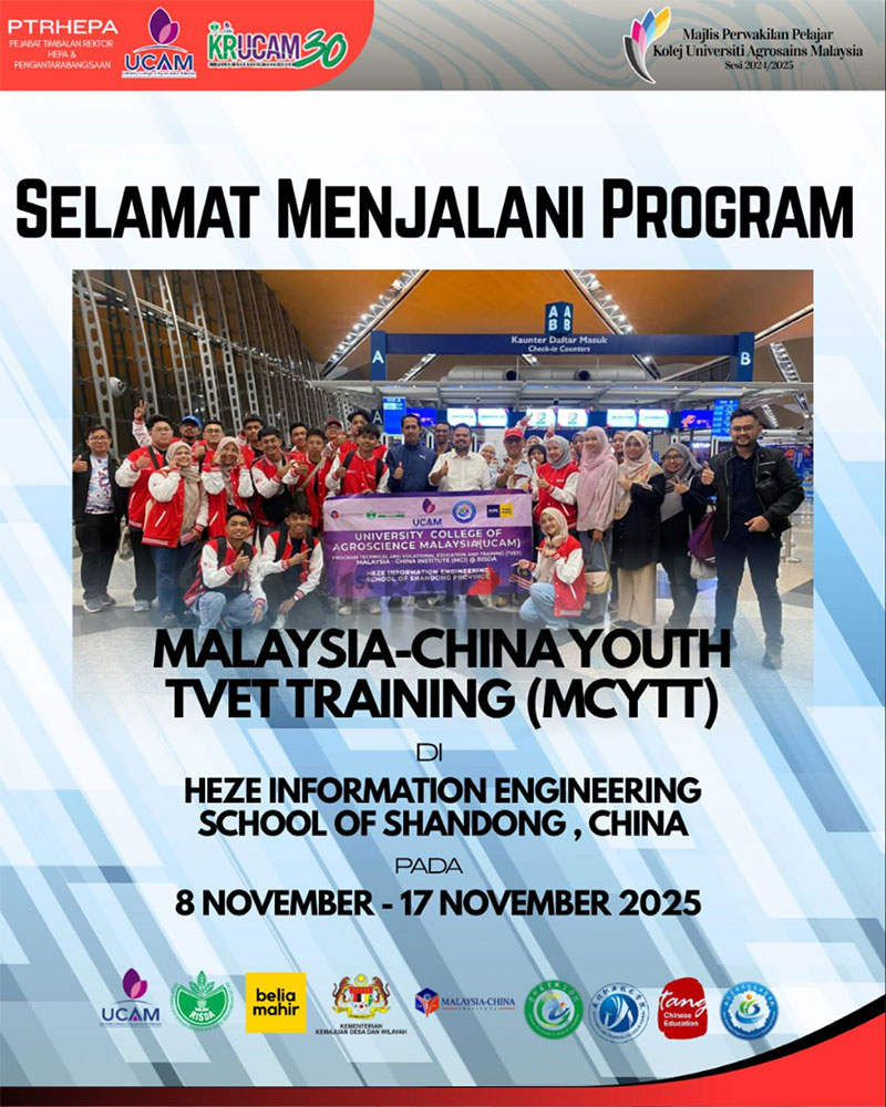 TVET Antarabangsa Malaysia–China Perkasa Belia Dalam Pertanian Moden