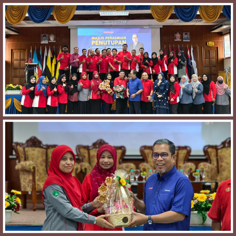 Datuk Mohd Hanafiah Man Ketua Pengarah KEMAS menyempurnakan majlis penutup kursus pensijilan halal dan penjenamaan produk bersama UHC di Melaka.