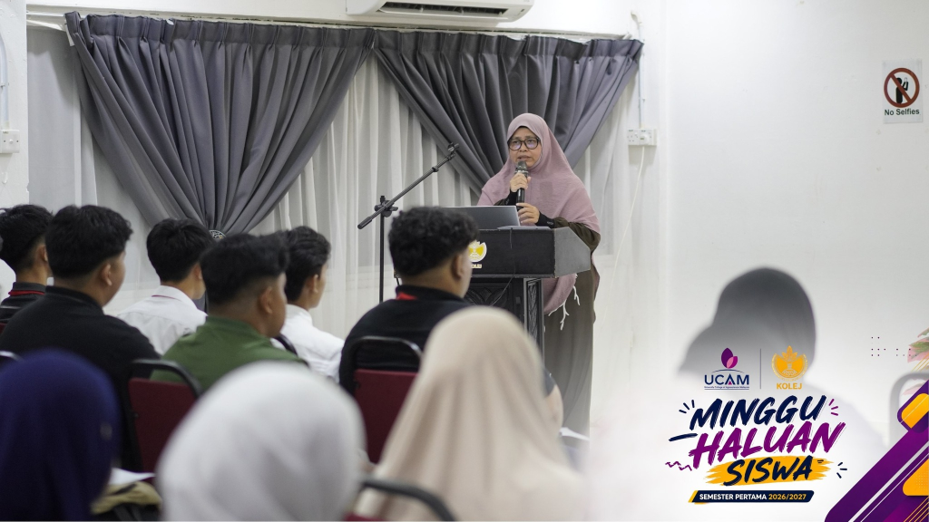 Sesi Taklimat Pendaftaran Pelajar, Peperiksaan dan Penjadualan UCAM sempena Minggu Haluan Siswa 2026/2027.