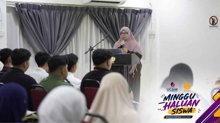 Sesi Taklimat Pendaftaran Pelajar, Peperiksaan dan Penjadualan UCAM sempena Minggu Haluan Siswa 2026/2027.