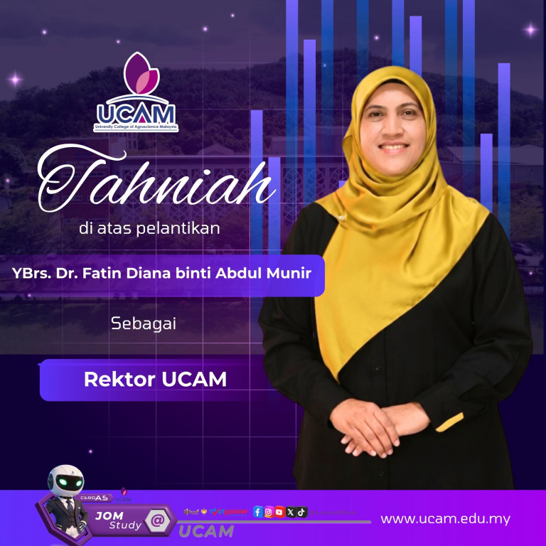 Dr. Fatin Diana Dilantik Sebagai Rektor Baharu UCAM