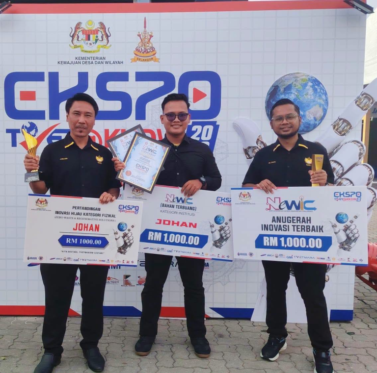 Pasukan inovasi UCAM menerima anugerah dalam Ekspo TVET KKDW 2026 dan pertandingan amalan hijau